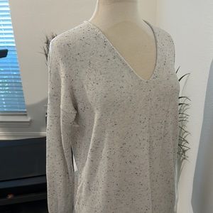 Speckled sweater from LOFT. V neck.
